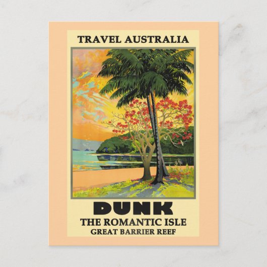 Travel Australia, Dunk Island, ポストカード (正面)