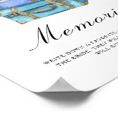 Travel bag bridal shower - memories with the bride ポスター (角)