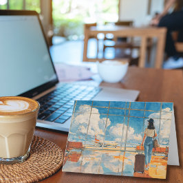 Travel Birthday Airplane Airport Runway Aviation カード