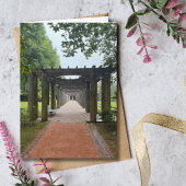 Travel Birthday Bridge Sculpture Fun Photo  カード