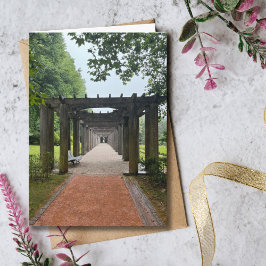 Travel Birthday Bridge Sculpture Fun Photo  カード