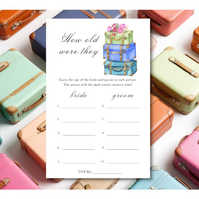 Travel bridal shower How old were they game (クリエイターアップロード済み)