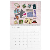 TRAVEL CALENDAR  カレンダー (3月 2027)