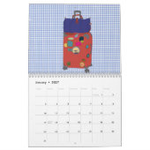 TRAVEL CALENDAR カレンダー (1月 2027)