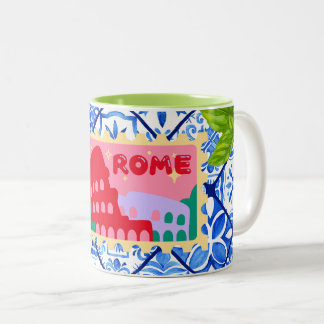 Travel Coffee Mug Rome Italy ツートーンマグカップ