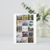 Travel Collageはがき ポストカード (スタンド正面)