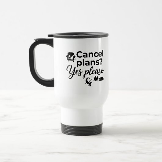 Travel Commuter Mug 15 oz 予定 キャンセル 引用 トラベルマグ (左)