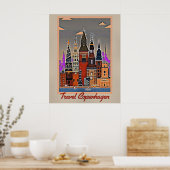 Travel Copenhagen, Denmark ポスター (キッチン)