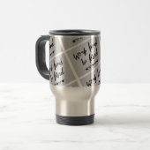 Travel Cup - Work Hard, Be Kind トラベルマグ (正面左)