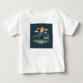 Travel Design Baby Tops ベビーTシャツ