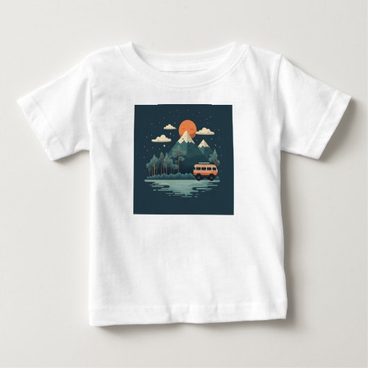 Travel Design Baby Tops ベビーTシャツ (正面)