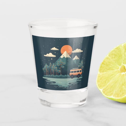 Travel Design Shot Glasses ショットグラス (正面)