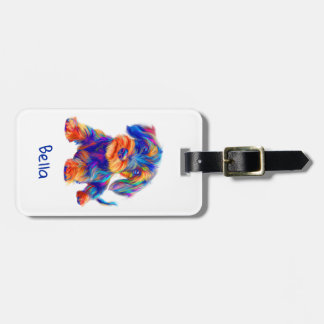 Travel Dog, coloured, cute,  ラゲッジタグ