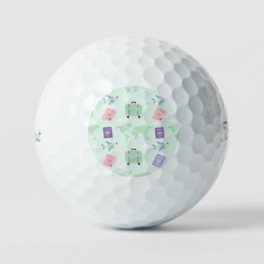 Travel Doodle Golf Balls ゴルフボール (正面)