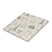 Travel Doodle Seamless Pattern タイル (側面)