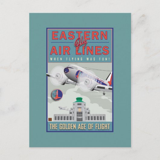 TRAVEL-Eastern Air Lines- ポストカード (正面)