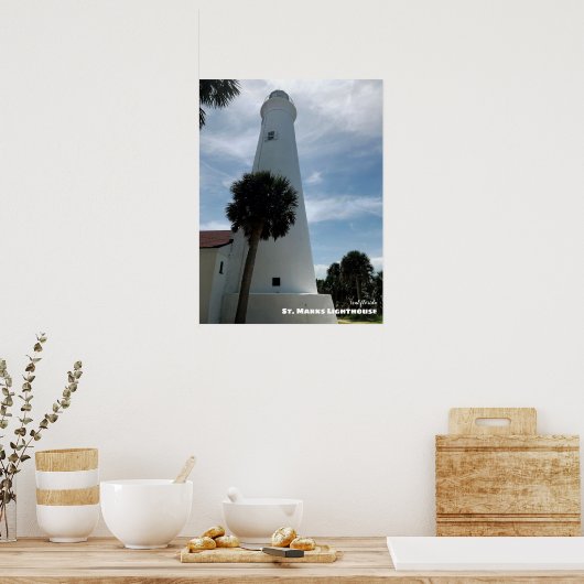 Travel | Florida - St. Marks Lighthouse ポスター (キッチン)