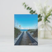 Travel | Florida - Warning Flag, Cape San Blas ポストカード (スタンド正面)