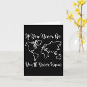 Travel - If You Never Go, You'll Never Know カード (黄色い花)