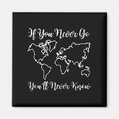 Travel - If You Never Go, You'll Never Know マグネット (正面)