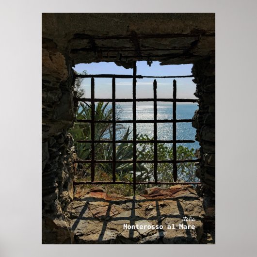 Travel | Italy - Monterosso al Mare, Ligurian Sea ポスター (正面)