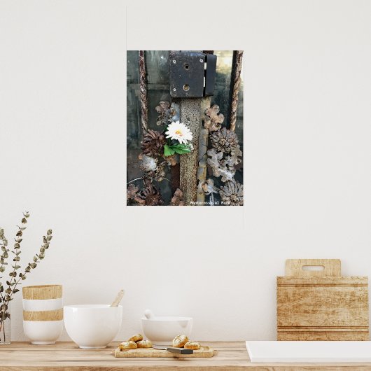 Travel | Italy - Monterosso al Mare old lock ポスター (キッチン)