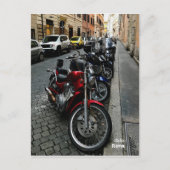 Travel | Italy - Rome, Motorcycles parked ポストカード (正面)