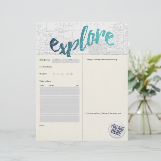 Travel Journalの挿入ページ (スタンド正面)