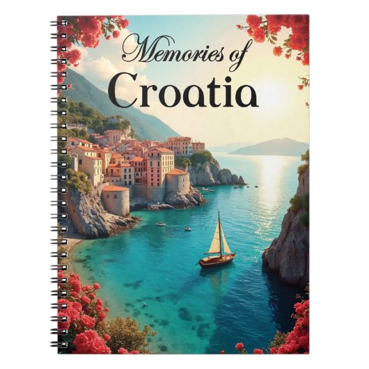 Travel Journal Croatia ノートブック (正面)