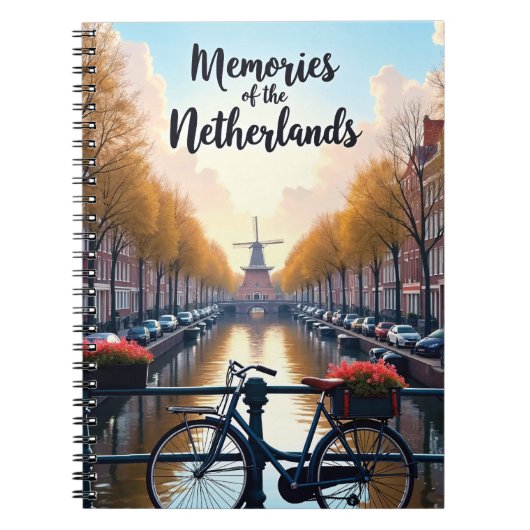 Travel Journal Netherlands ノートブック (正面)