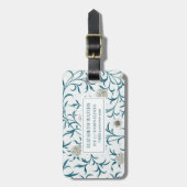 TRAVEL LAGAGEタグ: WILLIAM MORRIS :フローラ ラゲッジタグ (正面縦)