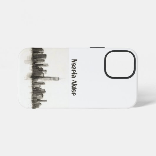 Travel lover personalize your name iPhoneケース (裏面横)