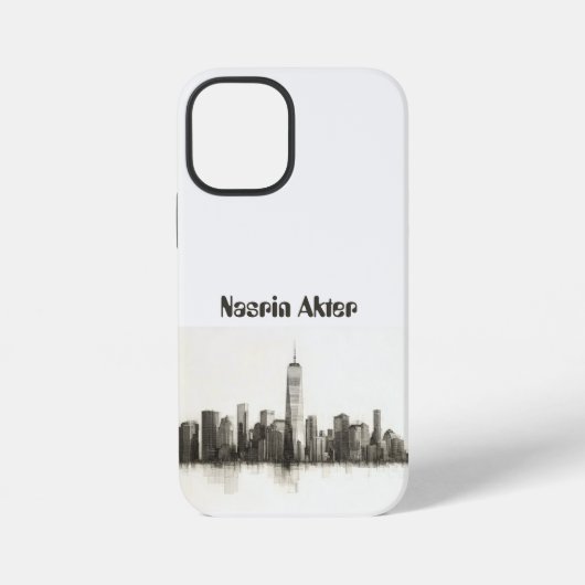 Travel lover personalize your name iPhoneケース (裏面)