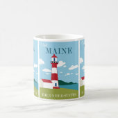 Travel Maine, USA:ホリデーデスティネーション コーヒーマグカップ (中央)