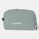 Travel makeup bag with personalized message for th ドップキット (正面)