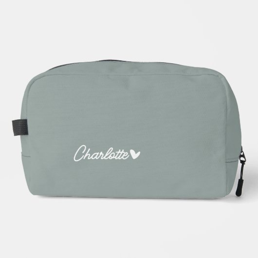 Travel makeup bag with personalized message for th ドップキット (正面)