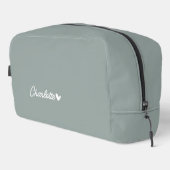 Travel makeup bag with personalized message for th ドップキット (右コーナー)