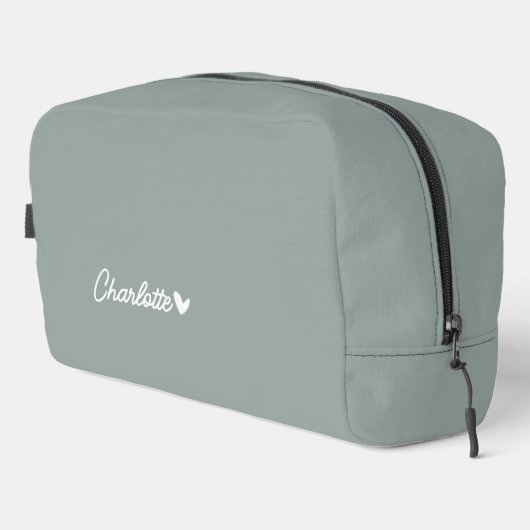 Travel makeup bag with personalized message for th ドップキット (右コーナー)