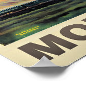 Travel Montana poster, ポスター (角)