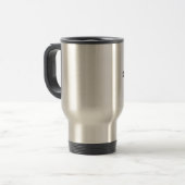 Travel Mug 20 oz Personalize - with Handle - Custo トラベルマグ (正面左)