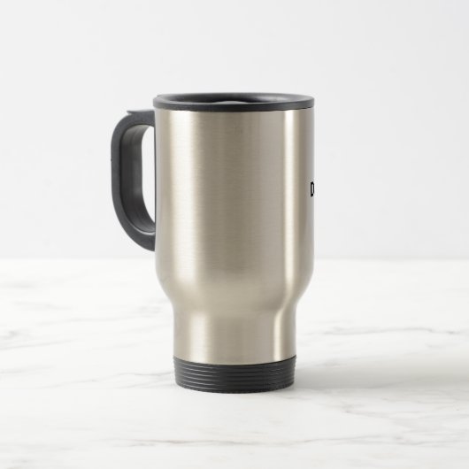 Travel Mug 20 oz Personalize - with Handle - Custo トラベルマグ (正面左)