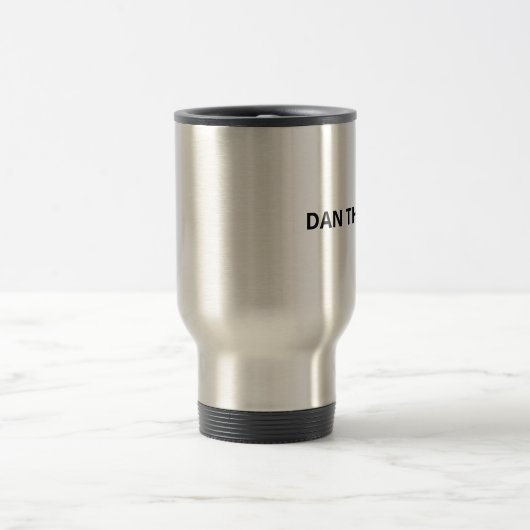Travel Mug  Personalized - with Handle Custom name トラベルマグ (中央)