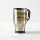 Travel mug with a pro-life message. トラベルマグ (正面右)
