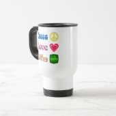Travel mug with a pro-life message. トラベルマグ (正面左)