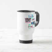 Travel mug with a pro-life message. トラベルマグ (正面右)