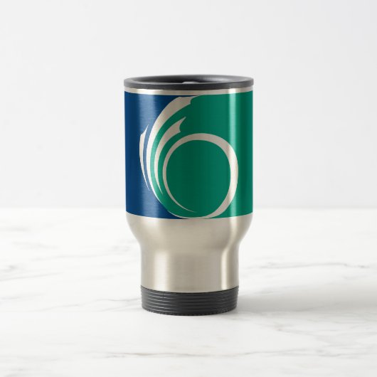 Travel Mug with Flag of Ottawa, Canada トラベルマグ (中央)