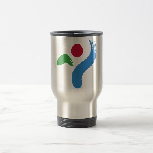 Travel Mug with Flag of Seoul, South Korea トラベルマグ (中央)
