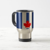 Travel Mug with Flag of Toronto, Canada トラベルマグ (正面左)