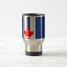 Travel Mug with Flag of Toronto, Canada トラベルマグ