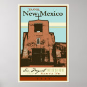 Travel New Mexico ポスター (正面)